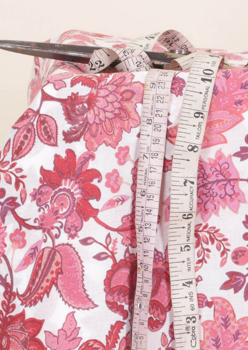 Cambric Cotton In Floral Print